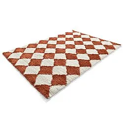 Tapetes felpudos - Albi (branco/laranja)