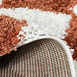 Tapetes felpudos - Albi (branco/laranja)