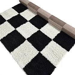 Tapetes felpudos - Gordes (preto/branco)