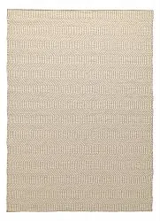 Tapete de lã - Larkana (bege/branco)