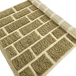 Tapetes felpudos - Leknes Hand Woven Wool Shaggy (verde)