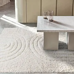 Tapetes felpudos - Lindos Natural Cotton Shaggy (branco)