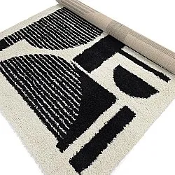 Tapetes felpudos - Maron (preto/branco)