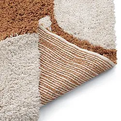 Tapetes felpudos - Kalymnos Natural Cotton Shaggy (branco sujo/ocre)