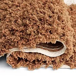 Tapetes felpudos - Kalymnos Natural Cotton Shaggy (branco sujo/ocre)