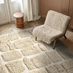 Tapetes felpudos - Otranto Natural Cotton Shaggy (off white)