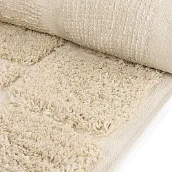Tapetes felpudos - Otranto Natural Cotton Shaggy (off white)