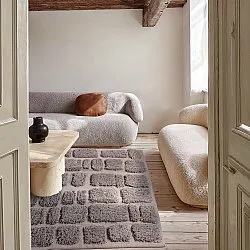 Tapetes felpudos - Otranto Natural Cotton Shaggy (taupe)