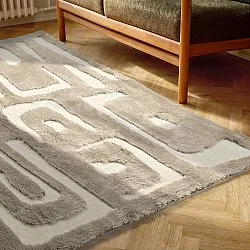 Tapetes felpudos - Palmyra (bege/branco)