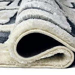 Tapetes felpudos - Palmyra (branco/azul-marinho)