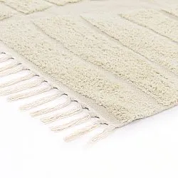 Tapetes felpudos - Rani Natural Cotton Shaggy (bege)