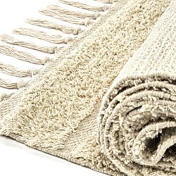 Tapetes felpudos - Rani Natural Cotton Shaggy (bege)