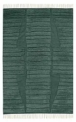 Tapetes felpudos - Rani Natural Cotton Shaggy (verde)