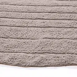 Tapete redondo - Rani Natural Cotton Shaggy (taupe)