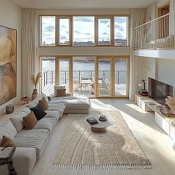 Tapetes felpudos - Sivia Natural Cotton Shaggy (bege)