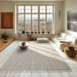 Tapetes felpudos - Sivia Natural Cotton Shaggy (offwhite)