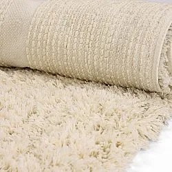Tapetes felpudos - Sivota Natural Cotton Shaggy (off white)