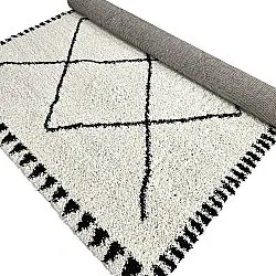 Tapetes felpudos - Tiznit (branco/preto)