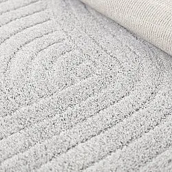 Tapetes redondos - Wendy (cinza claro)