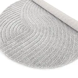 Tapetes redondos - Wendy (cinza claro)