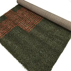 Tapetes felpudos - Zagora (verde/laranja)