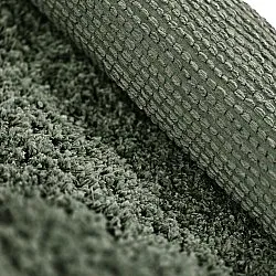Tapetes felpudos - Combarro Solid Cotton Shaggy (verde)