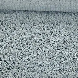 Tapetes felpudos - Combarro Solid Cotton Shaggy (azul claro)