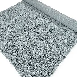 Tapetes felpudos - Combarro Solid Cotton Shaggy (azul claro)