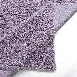 Tapetes felpudos - Combarro Solid Cotton Shaggy (roxo claro)