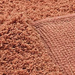 Tapetes felpudos - Combarro Solid Cotton Shaggy (laranja claro)