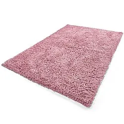Tapetes felpudos - Combarro Solid Cotton Shaggy (rosa claro)