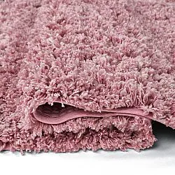 Tapetes felpudos - Combarro Solid Cotton Shaggy (rosa claro)