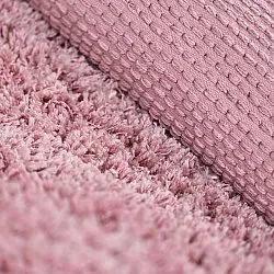 Tapetes felpudos - Combarro Solid Cotton Shaggy (rosa claro)