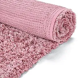 Tapetes felpudos - Combarro Solid Cotton Shaggy (rosa claro)