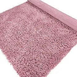 Tapetes felpudos - Combarro Solid Cotton Shaggy (rosa claro)
