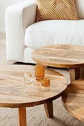 Mesa de centro - Vintage - 65 cm round (natureza)