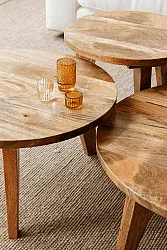Mesa de centro - Vintage - 65 cm round (natureza)