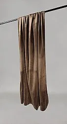 Cortinas - Cortina de veludo Marlyn (marrom)
