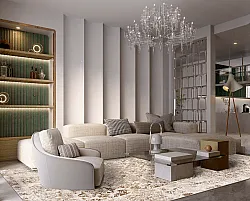 Tapete Wilton - Denizli (bege)