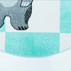 Barnmatta - Bueno Indian Bear Rund (turkos)