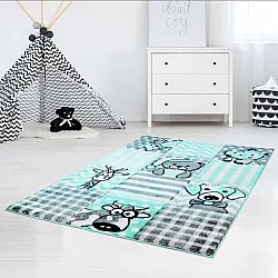 Barnmatta - Bueno Animals (turkos)