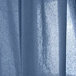 Cortinas Pack de 2 - Cortina de algodão Selena (azul)