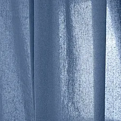 Cortinas Pack de 2 - Cortina de algodão Selena (azul)
