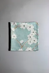 Guardanapos de tecido - conjunto de 4er Pia-Li (turquesa)