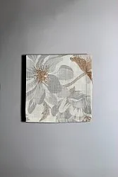 Guardanapos de tecido - conjunto de 4er Serena (cinza/bege)