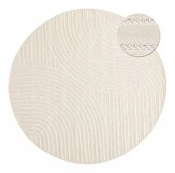 Tapete redondo - Devon (creme)