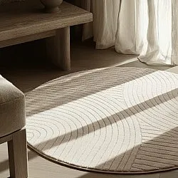 Tapete redondo - Devon (creme)