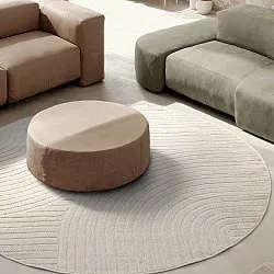 Tapete redondo - Devon (creme)