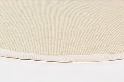 Tapete redondo (sisal) - Agave (branco natural)