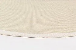 Tapete redondo (sisal) - Agave (branco natural)